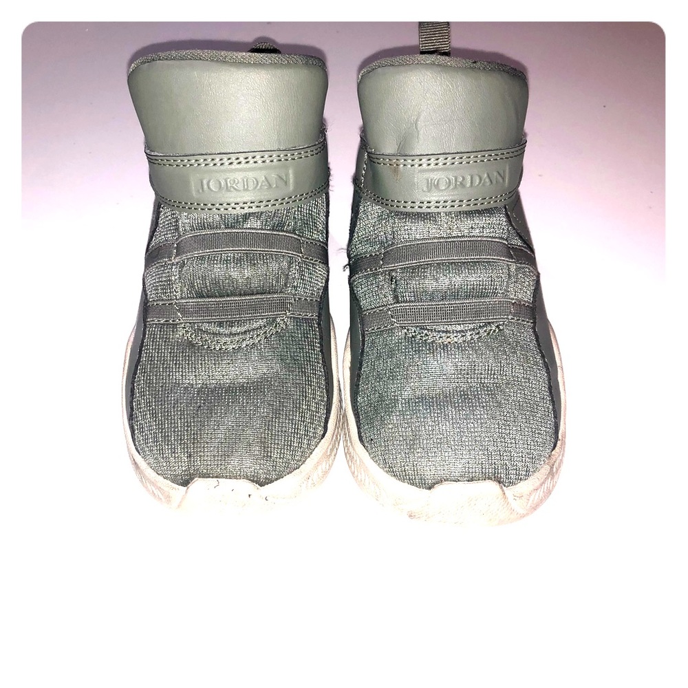 Army Green Kids Jordans